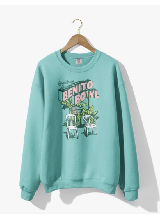 Comfort Colors Tops - NWOT Greetings From Benito Bowl Graphic Sweatshirt